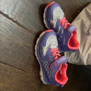 Striderite Made 2 Play purple silver and neon pink